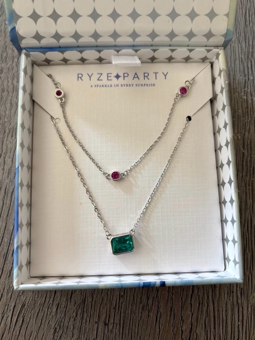 Ryze layerz grand Turk necklace sterling silver